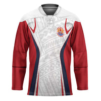 Custom Oceania Football Tahiti Hockey Jersey Polynesian Tribal Pattern LT9 Unisex White - Polynesian Pride