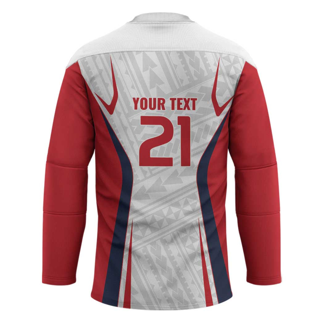 Custom Oceania Football Tahiti Hockey Jersey Polynesian Tribal Pattern LT9 - Polynesian Pride