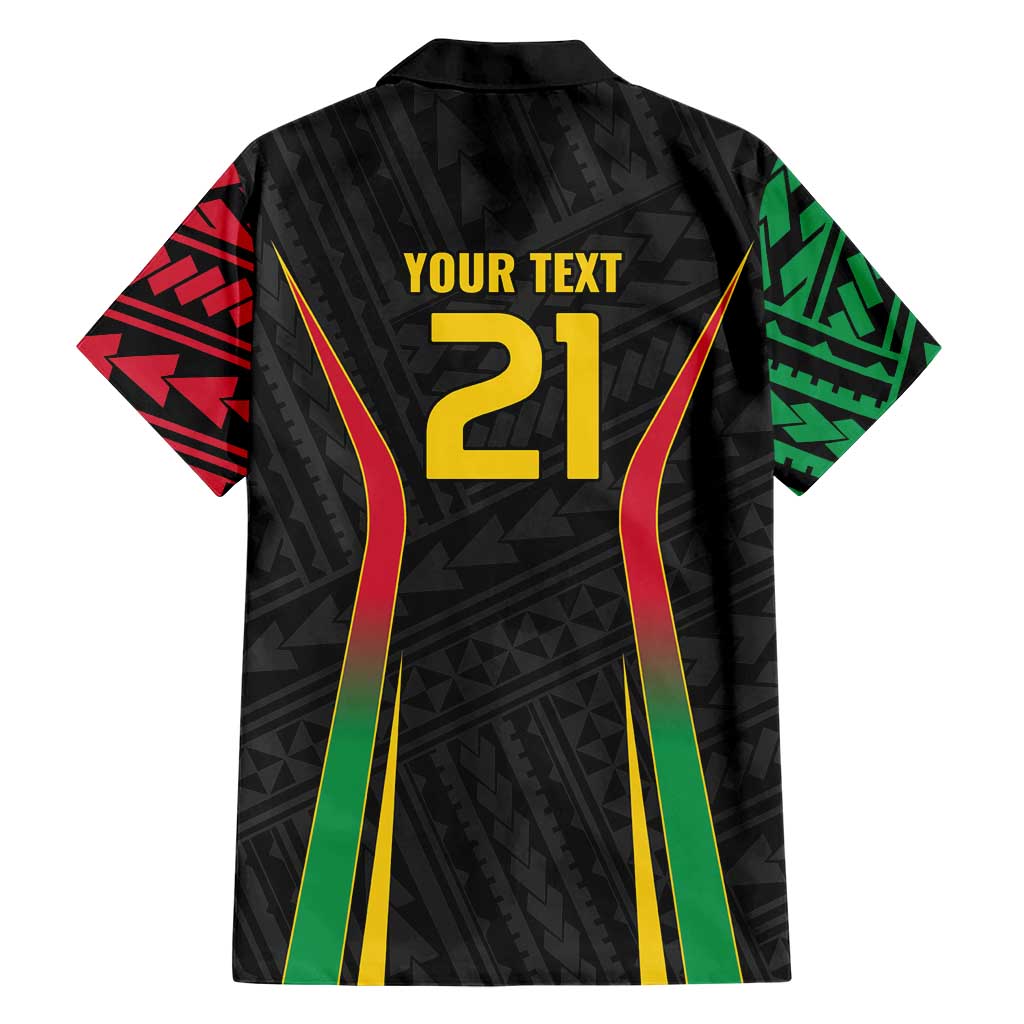 Custom Oceania Football Vanuatu Hawaiian Shirt Polynesian Tribal Pattern LT9 - Polynesian Pride