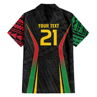 Custom Oceania Football Vanuatu Hawaiian Shirt Polynesian Tribal Pattern LT9 - Polynesian Pride