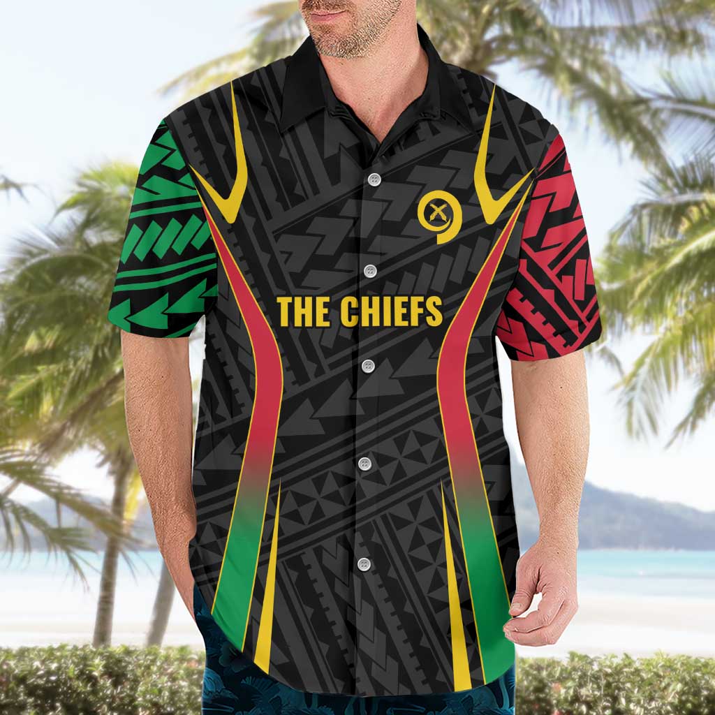 Custom Oceania Football Vanuatu Hawaiian Shirt Polynesian Tribal Pattern LT9 - Polynesian Pride