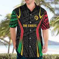 Custom Oceania Football Vanuatu Hawaiian Shirt Polynesian Tribal Pattern LT9 - Polynesian Pride