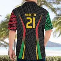 Custom Oceania Football Vanuatu Hawaiian Shirt Polynesian Tribal Pattern LT9 - Polynesian Pride
