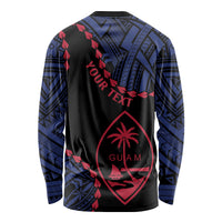 Personalized Guam 80th Anniversary Liberation Day Long Sleeve Shirt Guahan Basic Seal LT9 - Polynesian Pride
