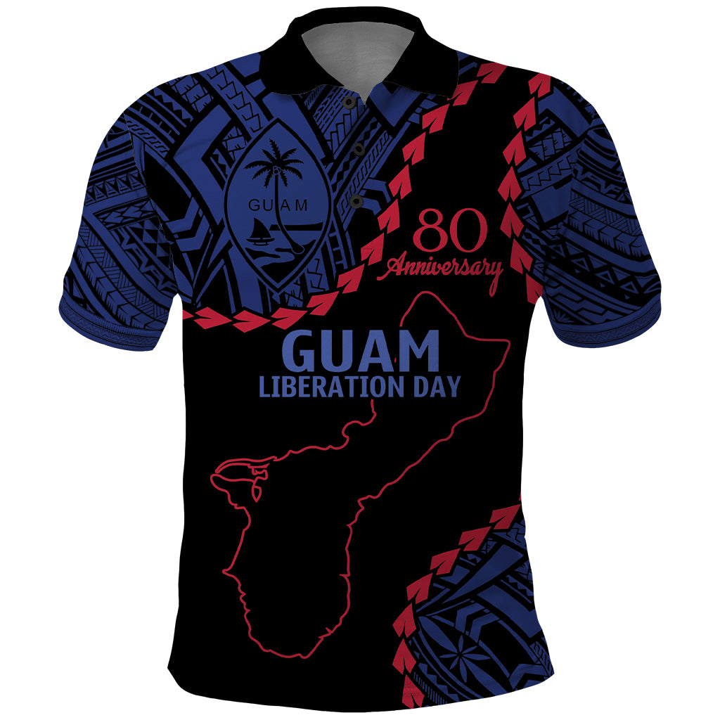Personalized Guam 80th Anniversary Liberation Day Polo Shirt Guahan Basic Seal