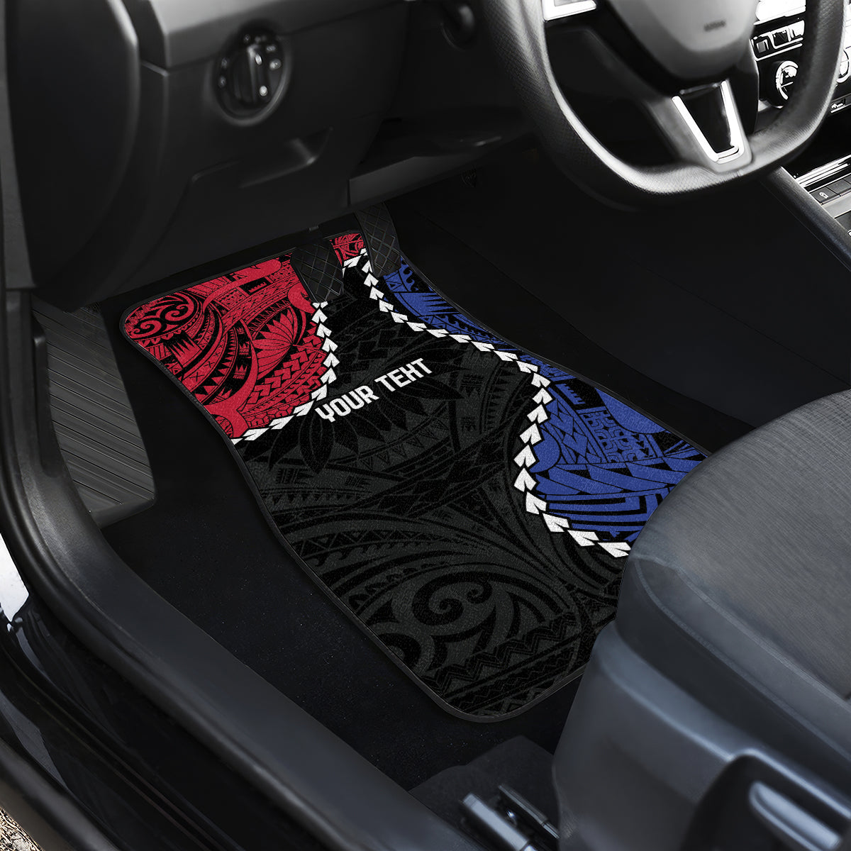 Personalized Guam 80th Anniversary Liberation Day Car Mats Tano I Man Chamoru Since 1944