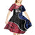 Personalized Guam 80th Anniversary Liberation Day Kid Short Sleeve Dress Tano I Man Chamoru Since 1944