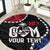 Personalized Guam 80th Anniversary Liberation Day Round Carpet Tano I Man Chamoru Since 1944