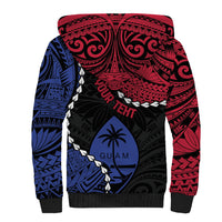 Personalized Guam 80th Anniversary Liberation Day Sherpa Hoodie Tano I Man Chamoru Since 1944