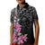 Guahan Puti Tai Nobiu Kid Polo Shirt Guam Bougainvillea Flower Art