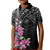 Guahan Puti Tai Nobiu Kid Polo Shirt Guam Bougainvillea Flower Art