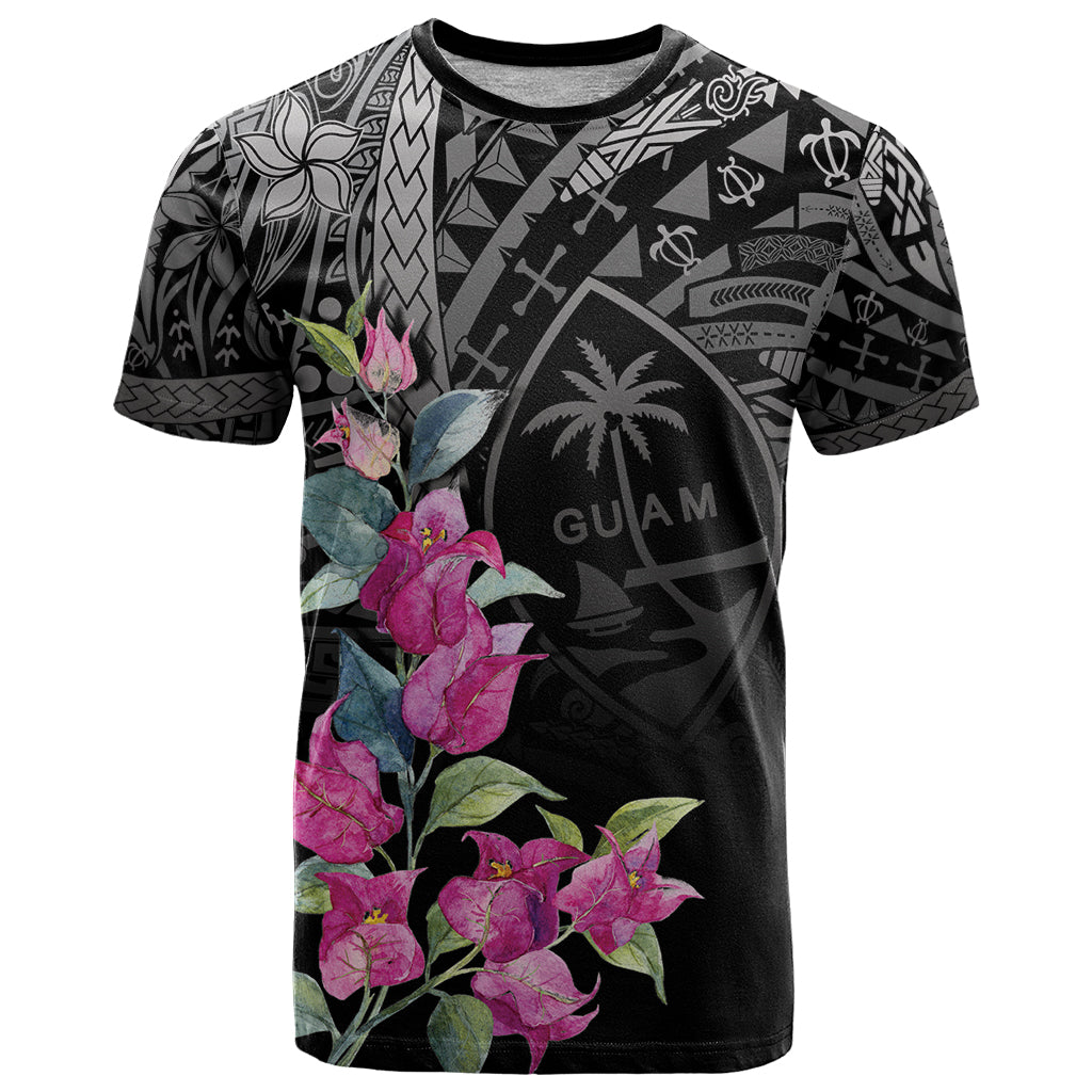 Guahan Puti Tai Nobiu T Shirt Guam Bougainvillea Flower Art