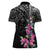 Guahan Puti Tai Nobiu Women Polo Shirt Guam Bougainvillea Flower Art