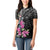 Guahan Puti Tai Nobiu Women Polo Shirt Guam Bougainvillea Flower Art