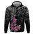 Guahan Puti Tai Nobiu Zip Hoodie Guam Bougainvillea Flower Art