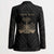 Personalized Haiti First Black Republic Blazer Negre Marron With Map And Flag - Polynesian Pride
