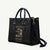 Personalized Haiti First Black Republic Leather Bag Negre Marron With Map And Flag - Polynesian Pride