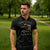 Personalized Haiti First Black Republic Zipper Polo Shirt Negre Marron With Map And Flag - Polynesian Pride