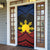 Personalized Philippines Door Cover Polynesian Tribal Tattoo with Filipino Flag Motif - Polynesian Pride