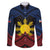 Personalized Philippines Family Matching Puletasi and Hawaiian Shirt Polynesian Tribal Tattoo with Filipino Flag Motif