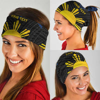 Personalized Philippines Neck Gaiter Polynesian Tribal Tattoo with Filipino Flag Motif - Polynesian Pride