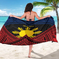 Personalized Philippines Sarong Polynesian Tribal Tattoo with Filipino Flag Motif