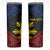 Personalized Philippines Skinny Tumbler Polynesian Tribal Tattoo with Filipino Flag Motif