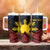 Personalized Philippines Tumbler With Handle Polynesian Tribal Tattoo with Filipino Flag Motif