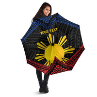 Personalized Philippines Umbrella Polynesian Tribal Tattoo with Filipino Flag Motif - Polynesian Pride