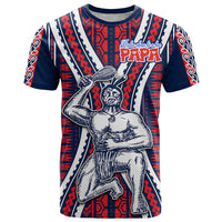 Aotearoa Fathers Day Gift For Dad T Shirt Arohaau Ki A Koe Papa Maori Style Pattern LT9 Red - Polynesian Pride
