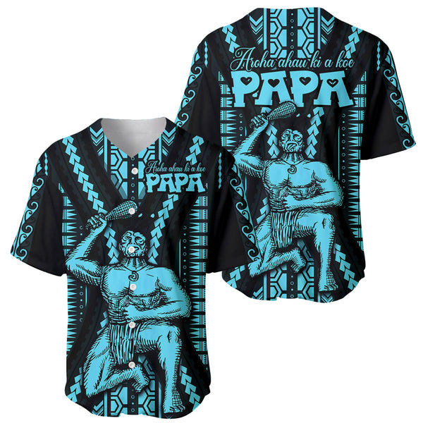 Personalised Aotearoa Father's Day Gift For Dad Hawaiian Shirt Aroha Ahau Ki A Koe Papa - Gold Maori Style Pattern LT9