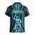 Aotearoa Father's Day Gift For Dad Hawaiian Shirt Aroha Ahau Ki A Koe Papa - Aqua Maori Style Pattern LT9 - Polynesian Pride