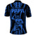 Custom Aotearoa Fathers Day Gift For Dad Polo Shirt Aroha Ahau Ki A Koe Papa Blue Maori Style Pattern LT9 - Polynesian Pride