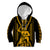 Personalised Aotearoa Father's Day Gift For Dad Kid Hoodie Aroha Ahau Ki A Koe Papa - Gold Maori Style Pattern LT9 Hoodie Gold - Polynesian Pride