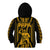Personalised Aotearoa Father's Day Gift For Dad Kid Hoodie Aroha Ahau Ki A Koe Papa - Gold Maori Style Pattern LT9 - Polynesian Pride