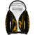 Personalised Aotearoa Father's Day Gift For Dad Sherpa Hoodie Aroha Ahau Ki A Koe Papa - Gold Maori Style Pattern LT9 Unisex Gold - Polynesian Pride