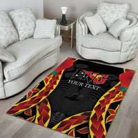 Personalised Papua New Guinea Remembrance Day Area Rug LT9 - Polynesian Pride