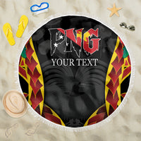 Personalised Papua New Guinea Remembrance Day Beach Blanket LT9 One Size 150cm Red - Polynesian Pride