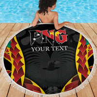 Personalised Papua New Guinea Remembrance Day Beach Blanket LT9 - Polynesian Pride