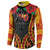 Personalised Papua New Guinea Remembrance Day Button Sweatshirt