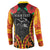 Personalised Papua New Guinea Remembrance Day Button Sweatshirt