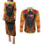 Personalised Papua New Guinea Remembrance Day Couples Matching Puletasi and Long Sleeve Button Shirt