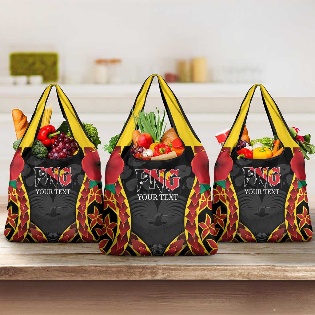 Personalised Papua New Guinea Remembrance Day Grocery Bag