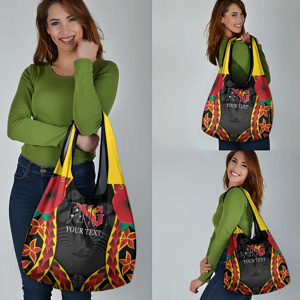 Personalised Papua New Guinea Remembrance Day Grocery Bag