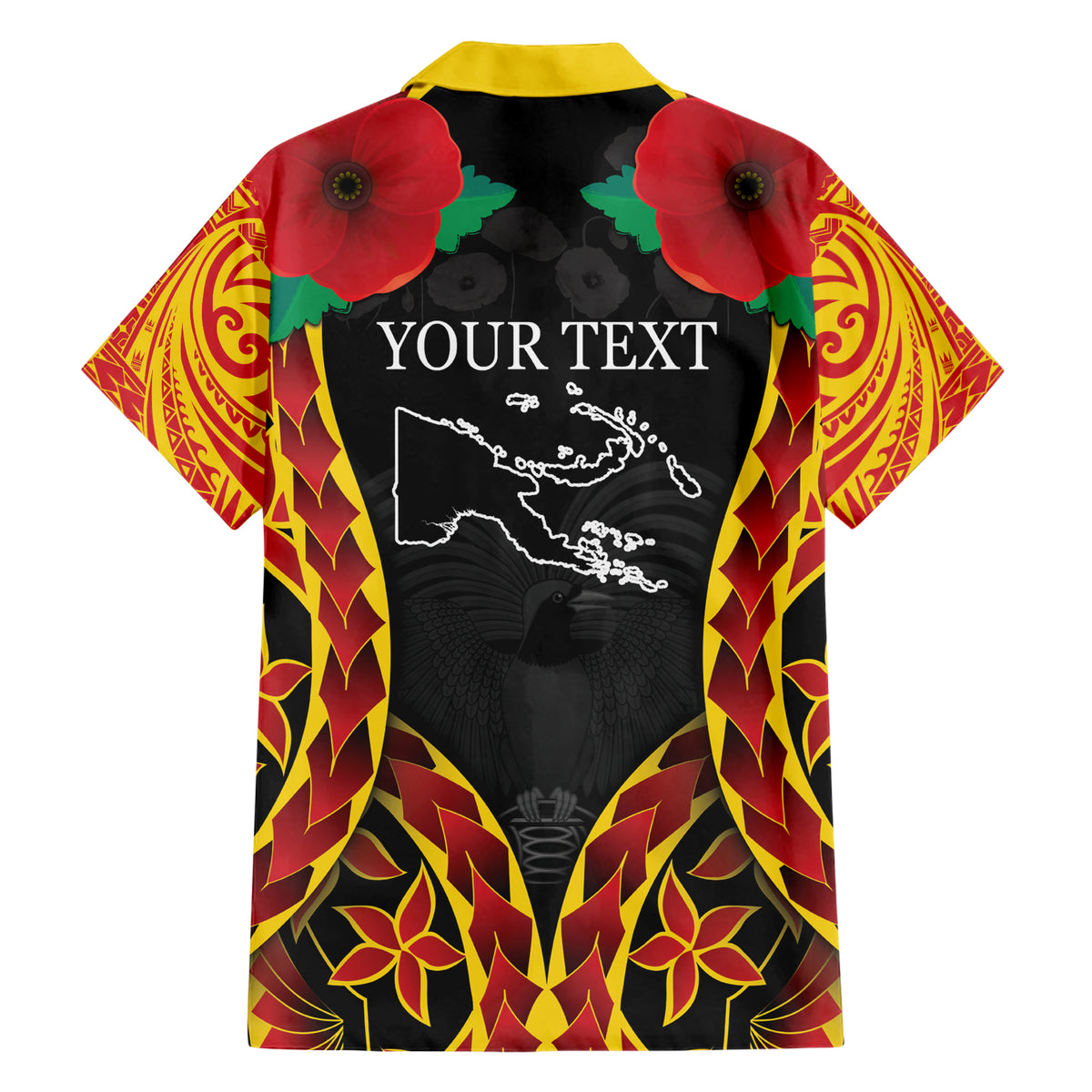 Personalised Papua New Guinea Remembrance Day Hawaiian Shirt