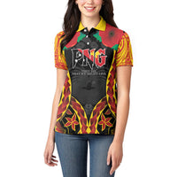 Personalised Papua New Guinea Remembrance Day Women Polo Shirt