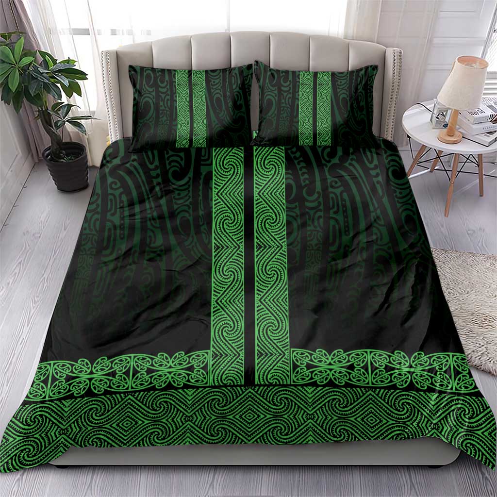 New Zealand Maori Kowhaiwhai Bedding Set Kakariki Maui and Mangopare