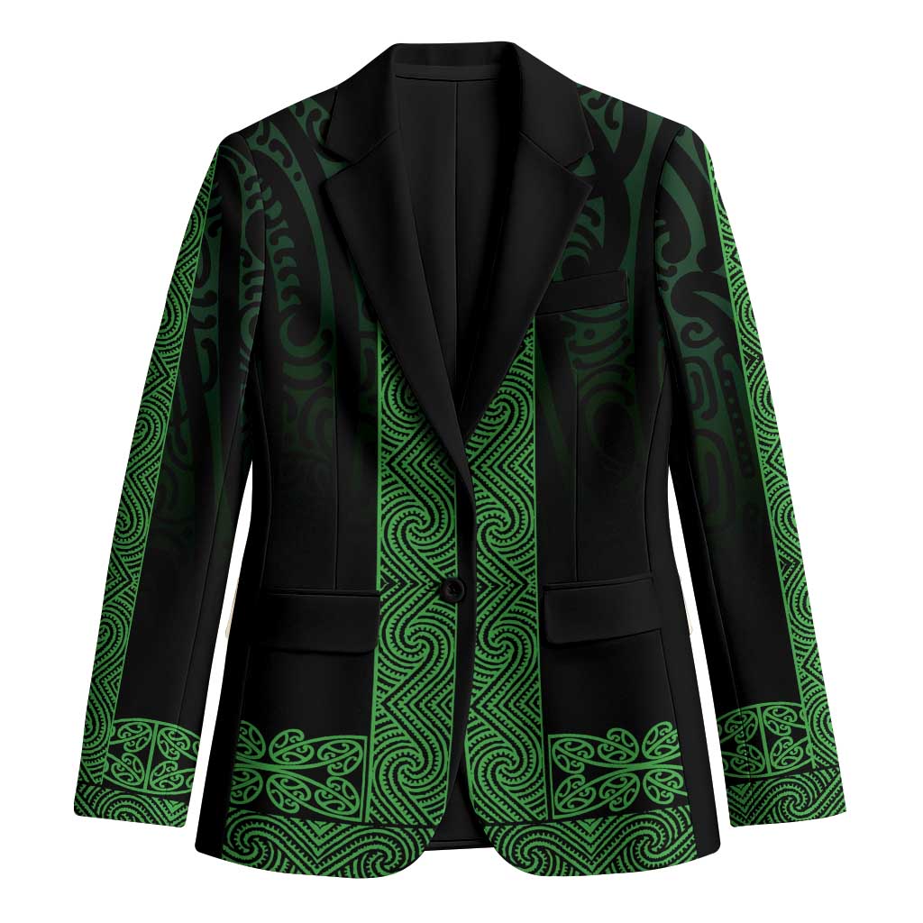 New Zealand Maori Kowhaiwhai Blazer Kakariki Maui and Mangopare - Polynesian Pride
