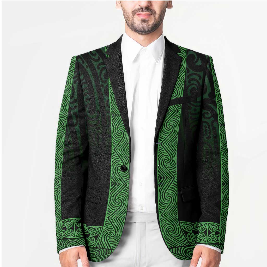 New Zealand Maori Kowhaiwhai Blazer Kakariki Maui and Mangopare - Polynesian Pride