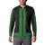 New Zealand Maori Kowhaiwhai Button Sweatshirt Kakariki Maui and Mangopare